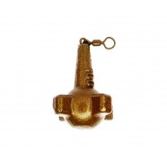 Грузило для риболовлі, маркерне, фарбоване, з вертлюгом, Булава, 100г